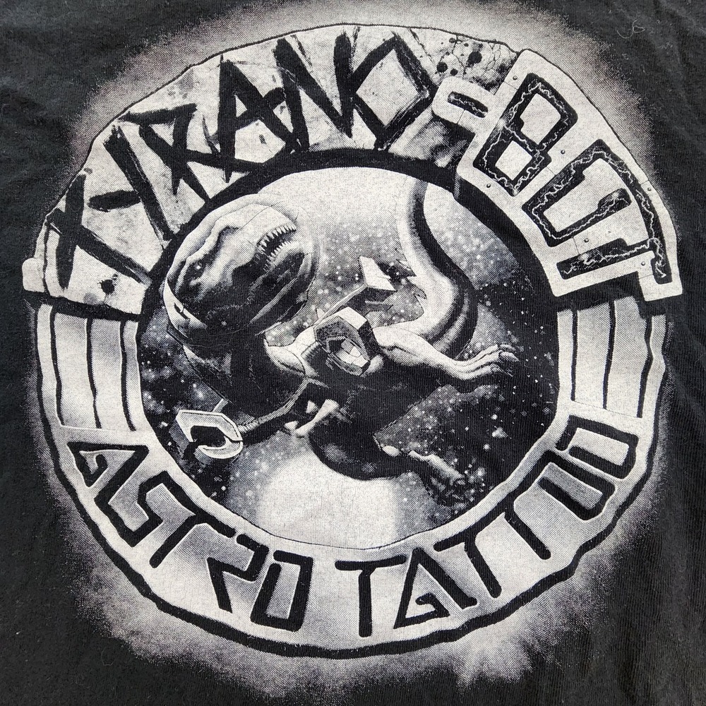 Tyrano-Bot Astro Tattoo Florida Black‎ Short Sleeve Cotton T-Shirt Men's S